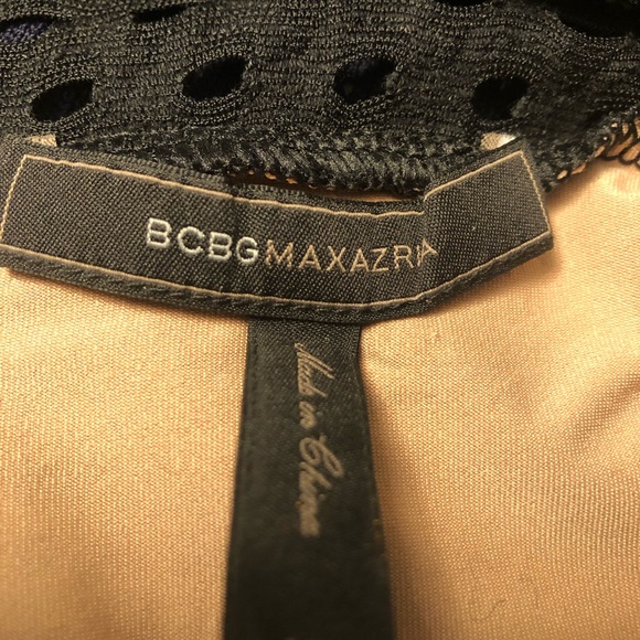 Black knit Dress long sleeve BCBG Maxamara - Picture 3 of 8